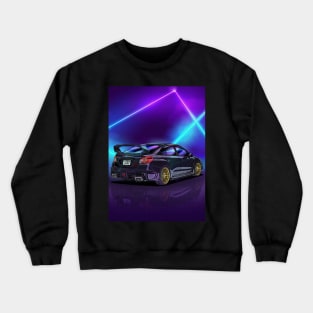 Subaru Impreza WRX STi Evo Eye Neonwave Crewneck Sweatshirt